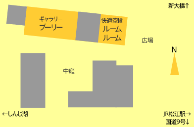寺町プラザ1階平面図