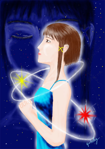 Serial experiments lainの岩倉玲音です。なかなか気に入った作品です。